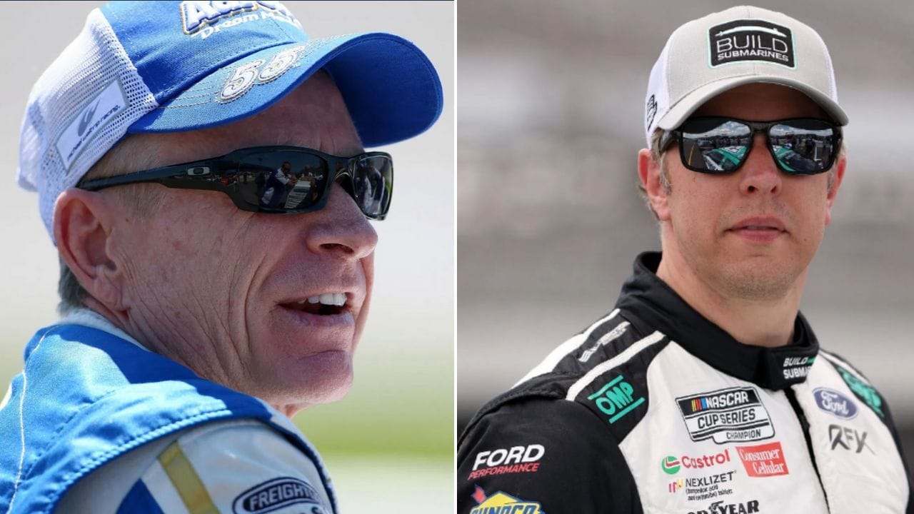 Mark Martin reacts as Brad Keselowski shares encouraging update on broken leg and Daytona plans&nbsp;