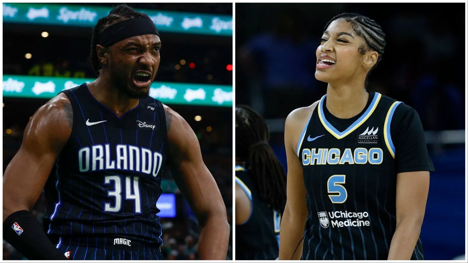 Angel Reese Drops Heartfelt &quot;Heaven-Sent&quot; Moniker After Boyfriend Wendell Carter Jr Flaunts His Style. (Photos: IMAGN)