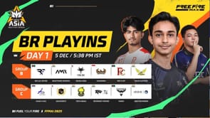 FFMAI 2025 BR Play-Ins Day 1: Overall standings and highlights