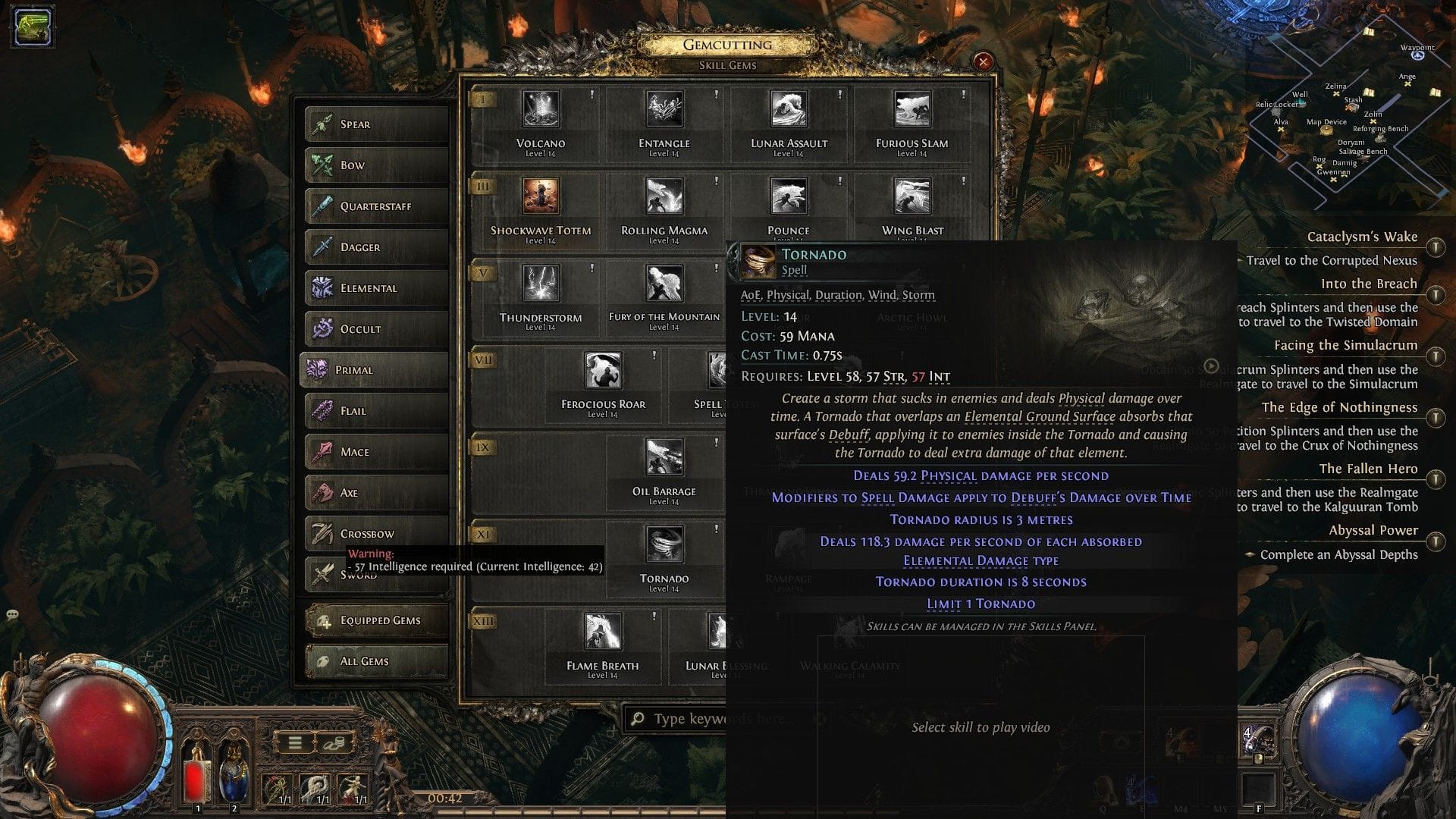 A proper elemental Tornado can be challenging to pull off (Image via GGG)