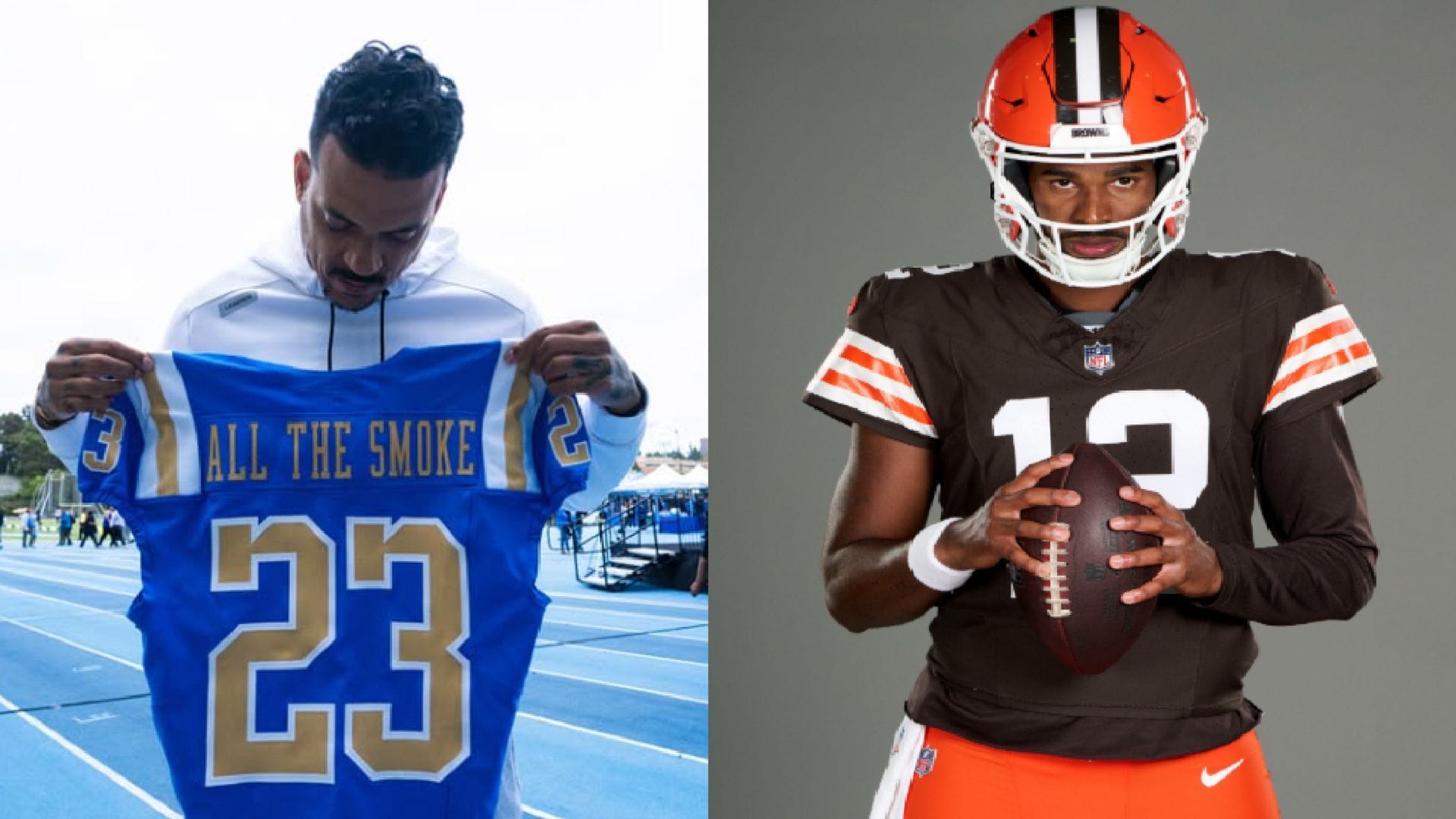 An image of Matt Barnes and Shedeur Sanders