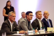 NASCAR Commissioner Steve Phelps during the 2025 NASCAR Hall of Fame Voting Day. Source: Getty