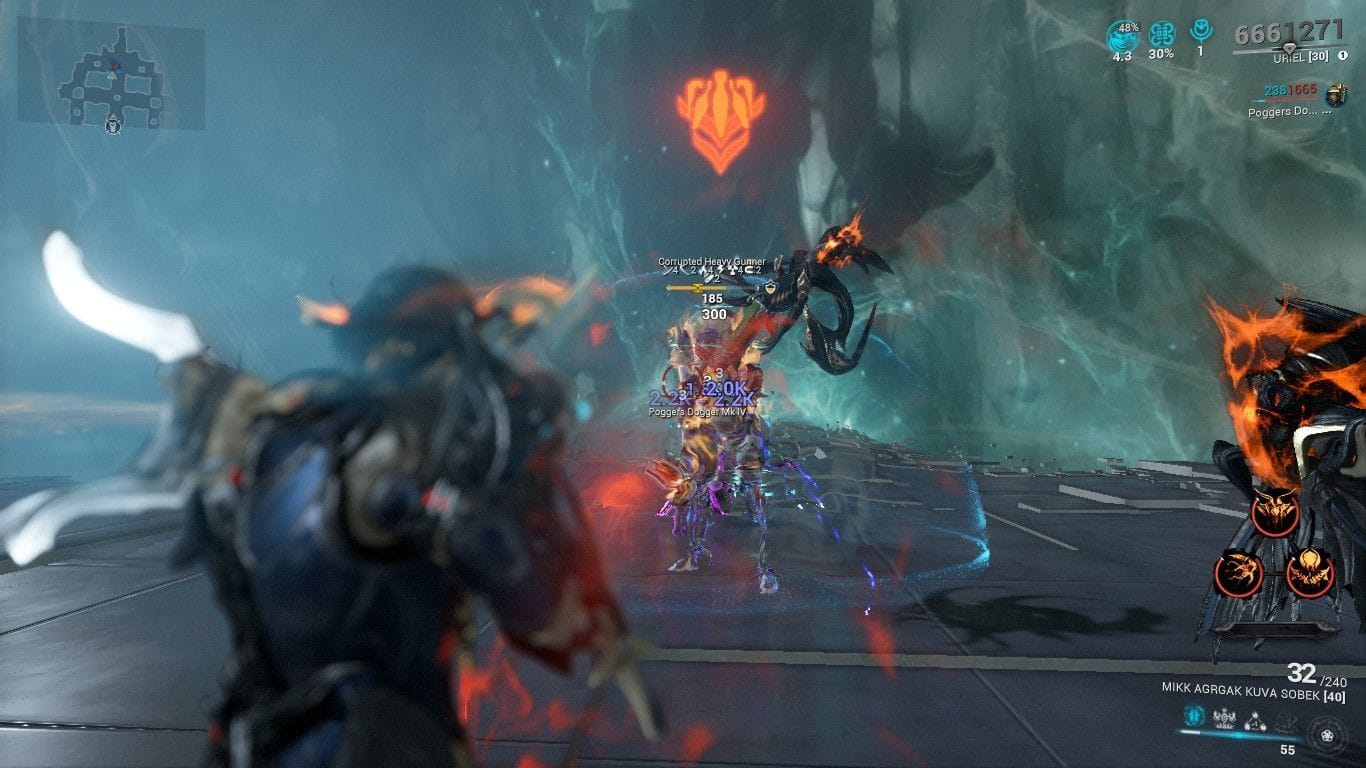 Up to 5 enemies can be chained by Catenach (Image via Digital Extremes)