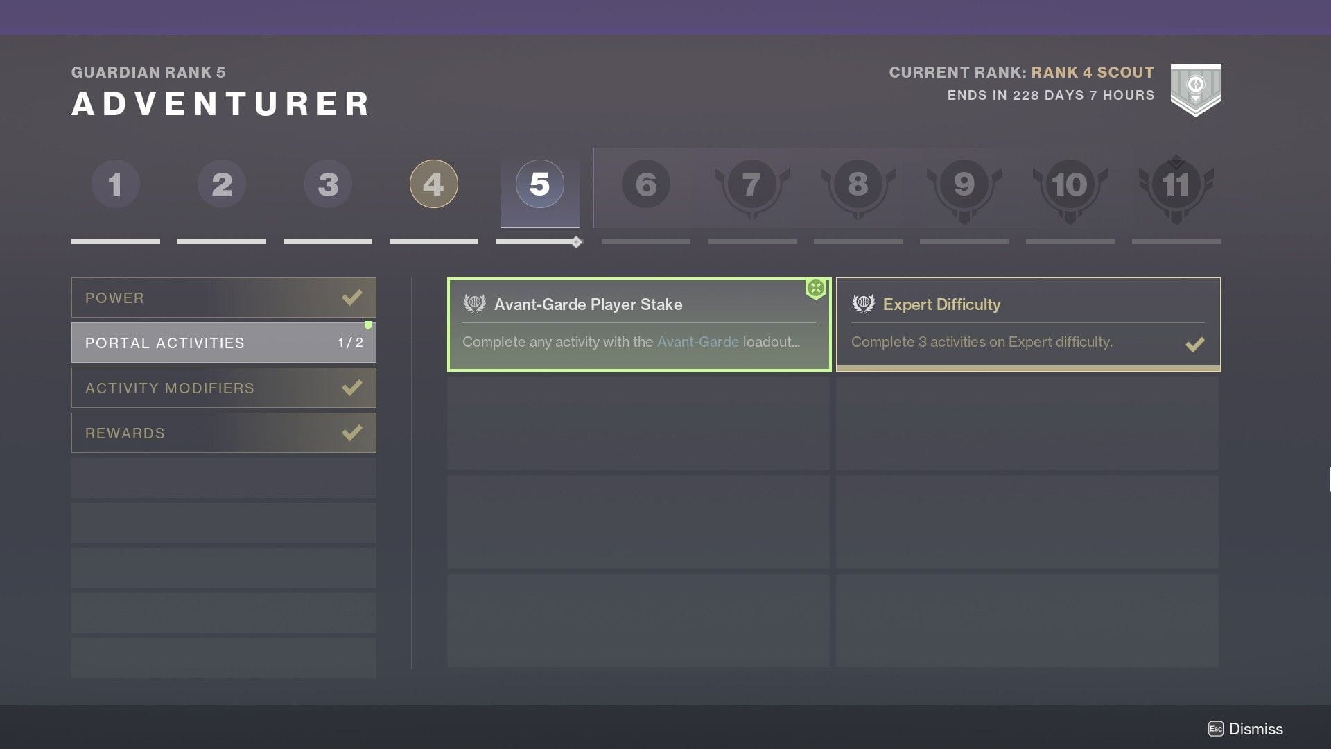 Increase Guardian Rank for additional loadout slots (Image via Bungie)