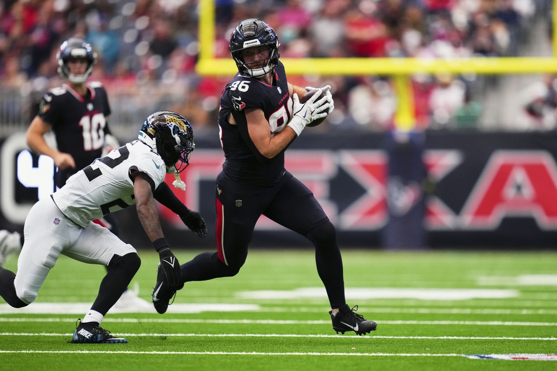 Dalton Schultz at Jacksonville Jaguars v Houston Texans - Source: Getty
