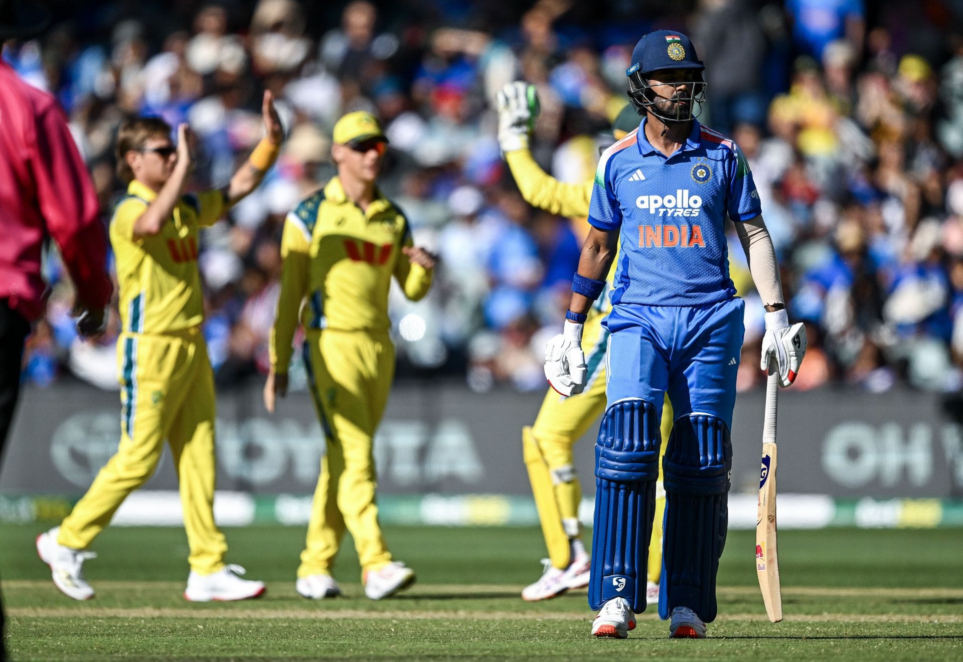 Washington Sundar has struggled in his new role as a batting all-rounder in ODIs [Credit: Getty]