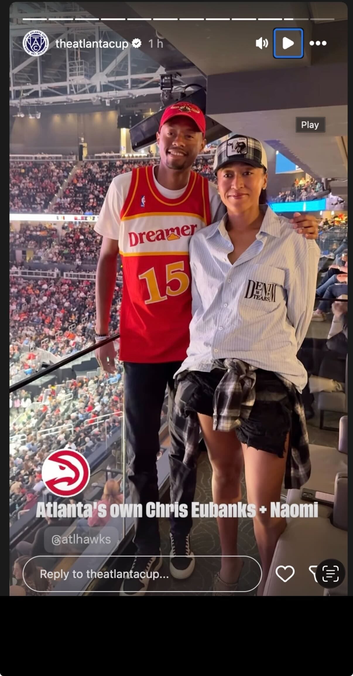 The Atlanta Cup&#039;s Instagram story