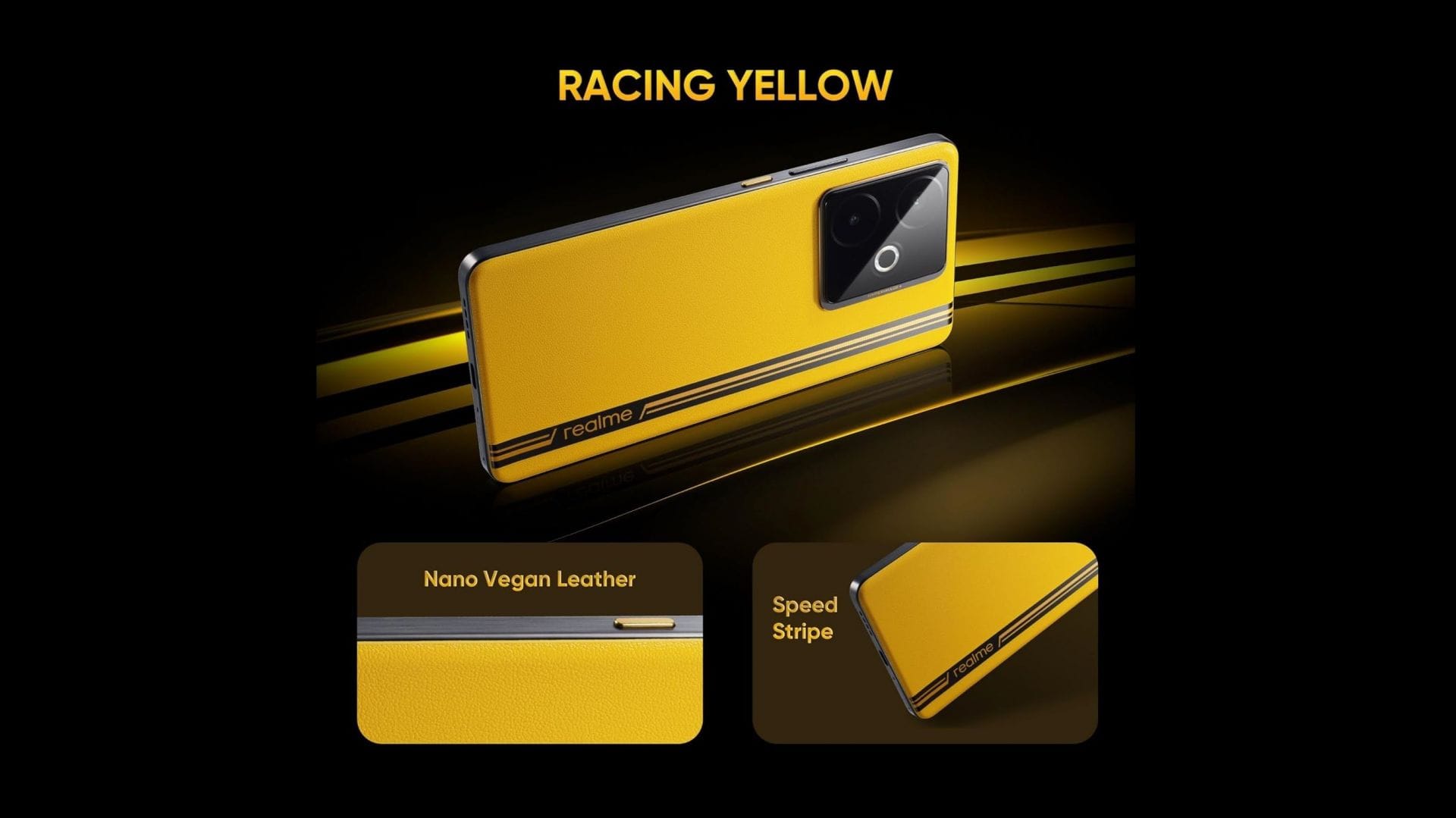 Realme GT 7T&#039;s design (Image via Realme)