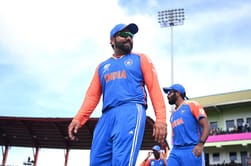 Rohit Sharma and Tilak Varma unveil Team India's T20 World Cup 2026 jersey during IND vs SA 2025 2nd ODI [Watch]