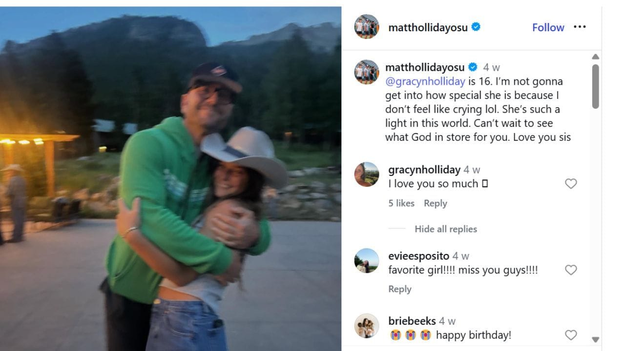 (Image source- Matt Holliday/Instagram)