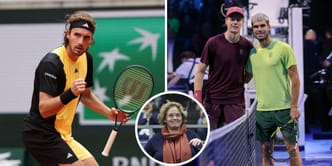 Stefanos Tsitsipas' promise of beating Carlos Alcaraz & Jannik Sinner to win a Grand Slam and what he wants his mother to do in return