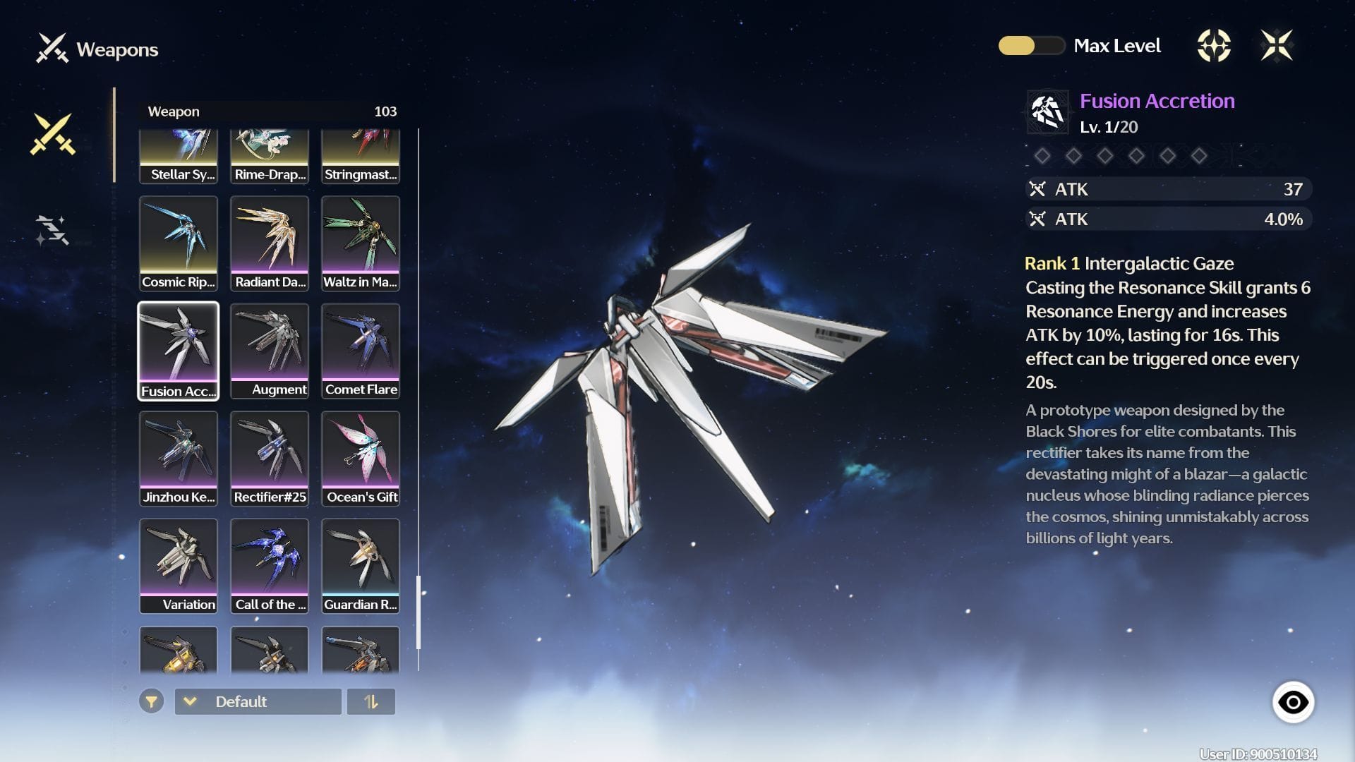 Get Cosmic Ripples from the standard banner (Image via Kuro Games)