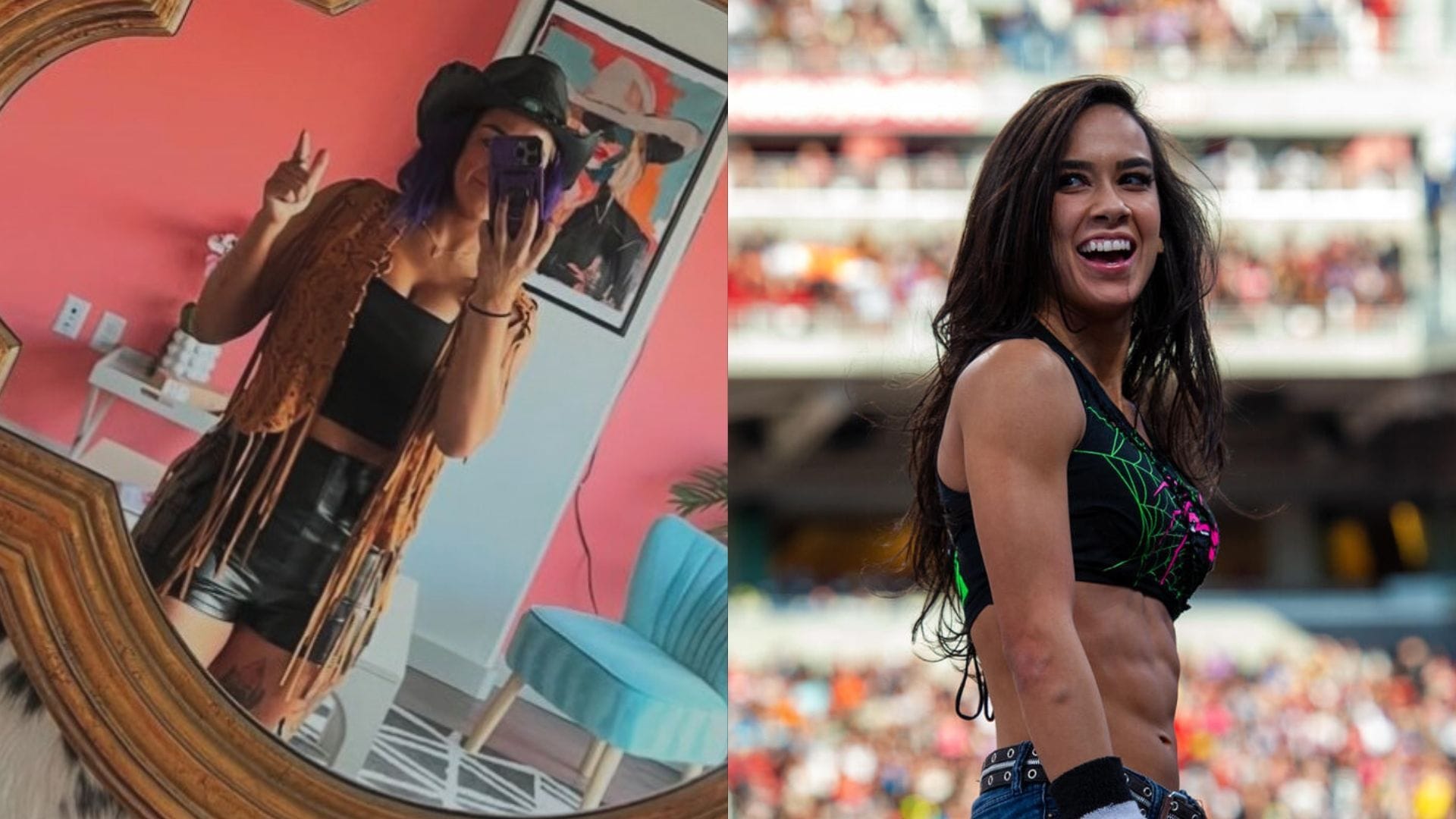 Former Divas Champion AJ Lee (Images via WWE