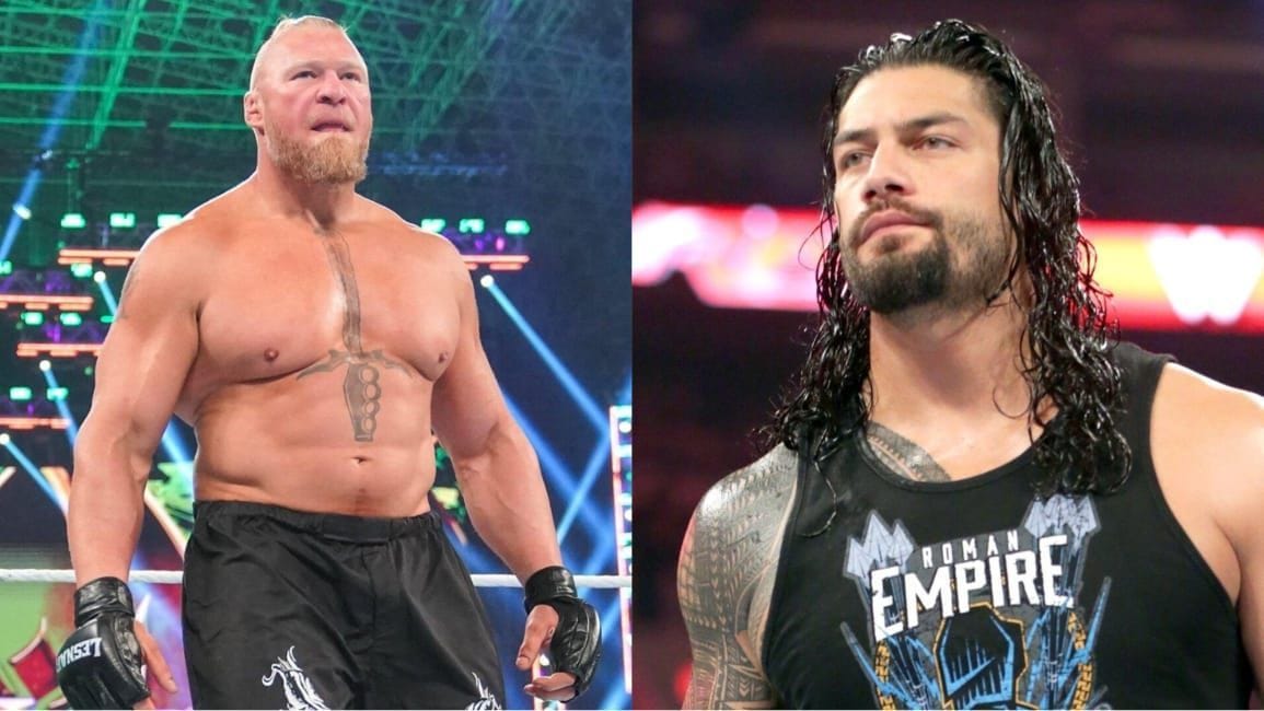 Brock Lesnar (left), Roman Reigns (right). [Image credits: wwe.com]