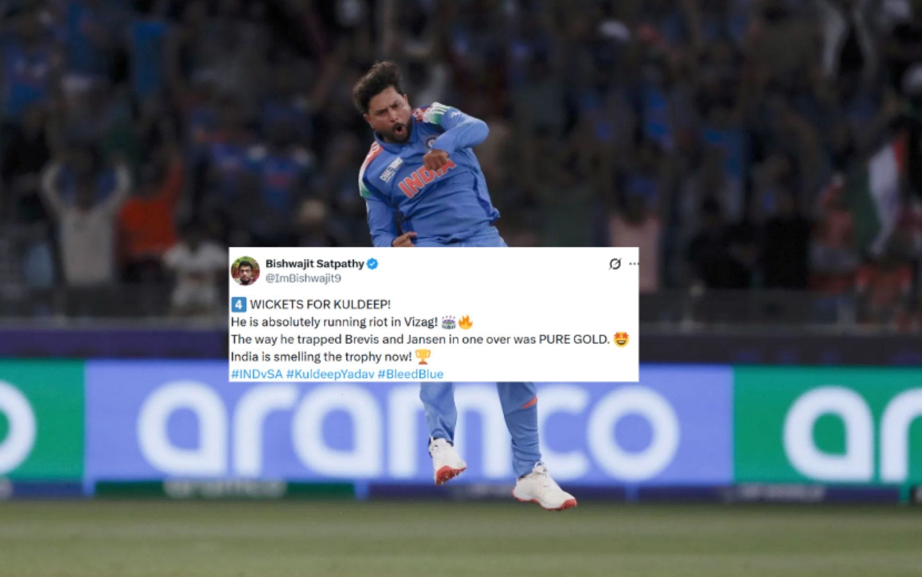 “Moving pawns while the opposition moves in circles” – Fans hail Kuldeep Yadav for game-changing four-wicket spell in IND vs SA 2025 3rd ODI