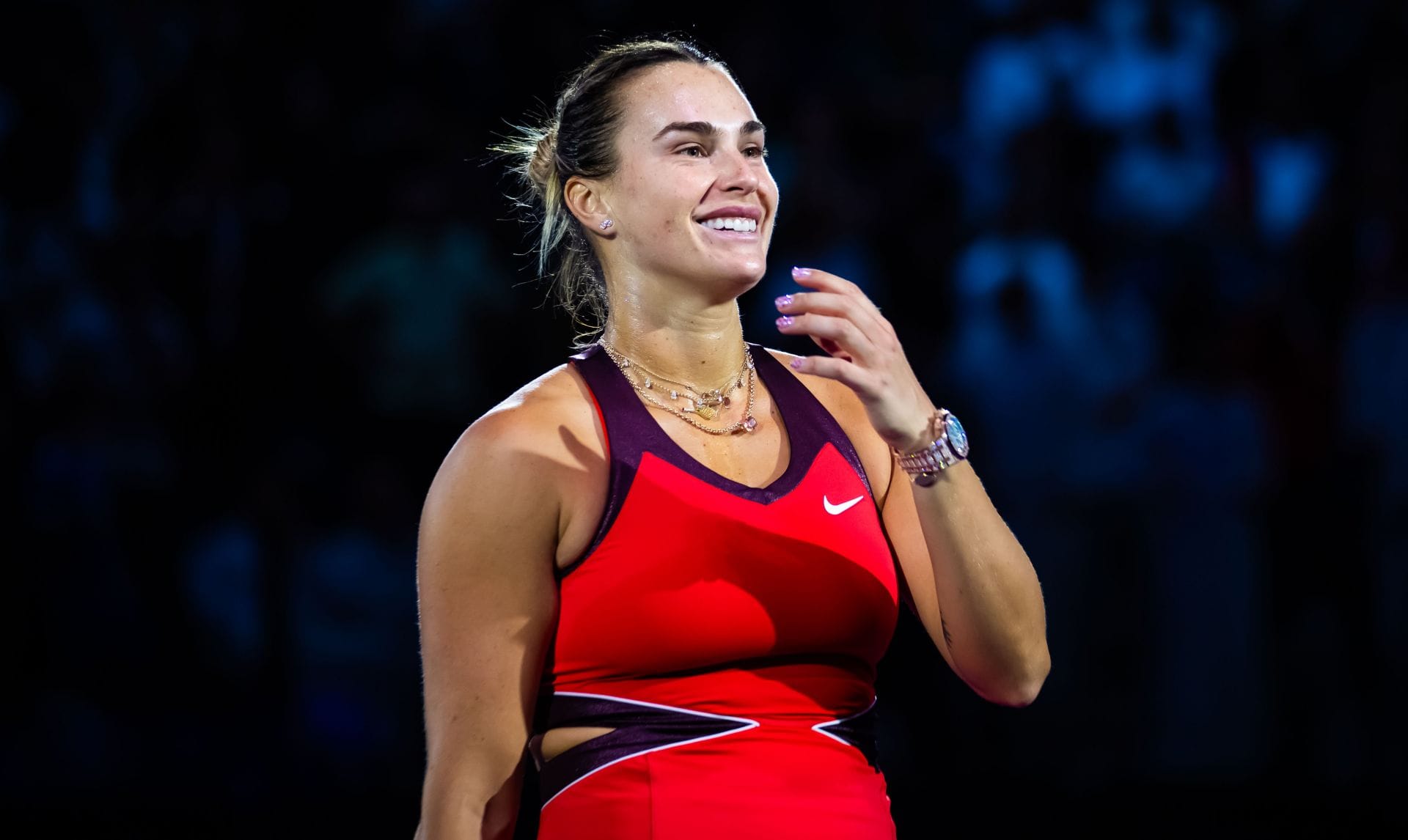 Aryna Sabalenka at the 2025 WTA Finals (Source: Getty)