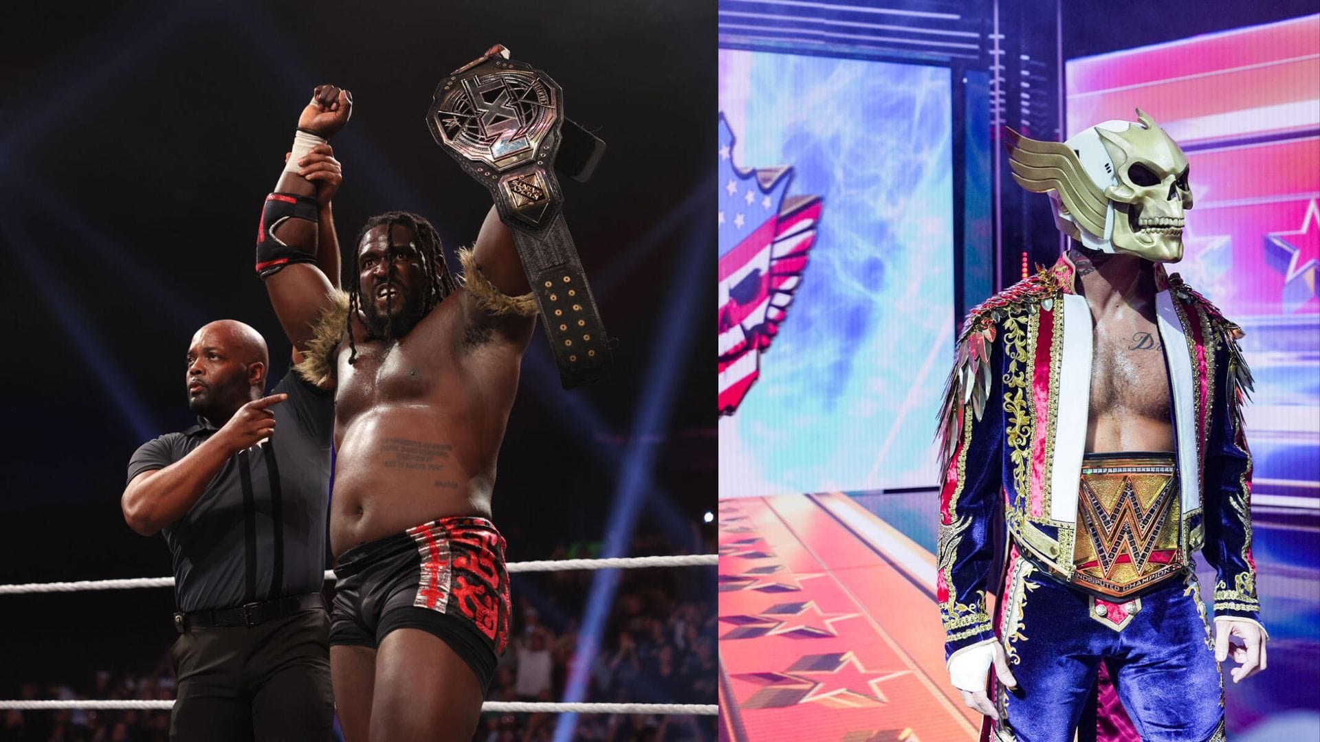 Oba Femi (L) Cody Rhodes (R)
