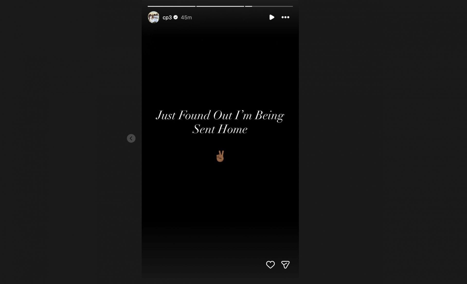 (Zdroj obrázka: Instagram Chrisa Paula)