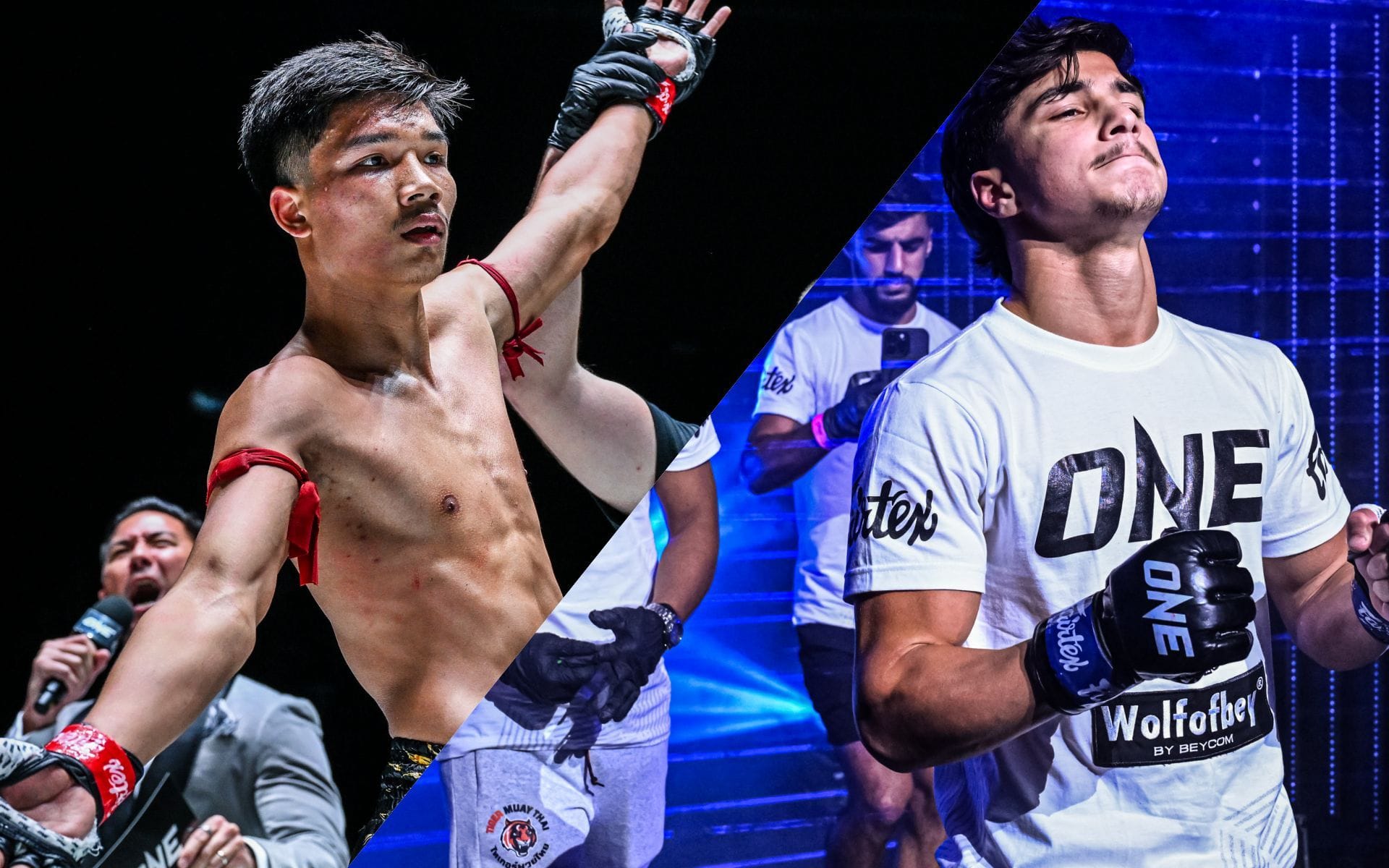 Aliff Sor Dechapan (L) vs Ramadan Ondash (R) | Photo by ONE Championship