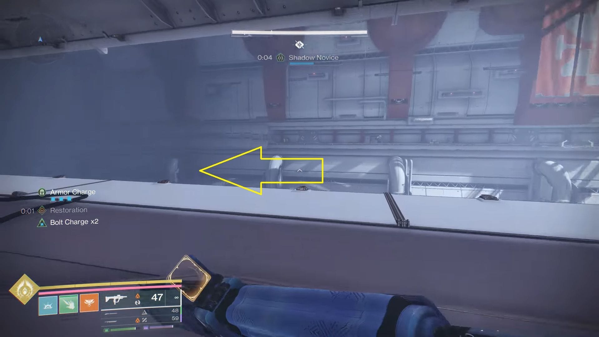 On top of the console in the red room (Image via Bungie)