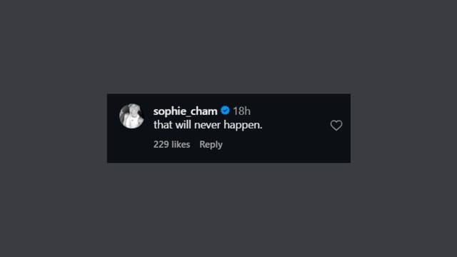 Sophie Cunningham shuts down OF buzz. (Credits: @stadumlveapp/IG)