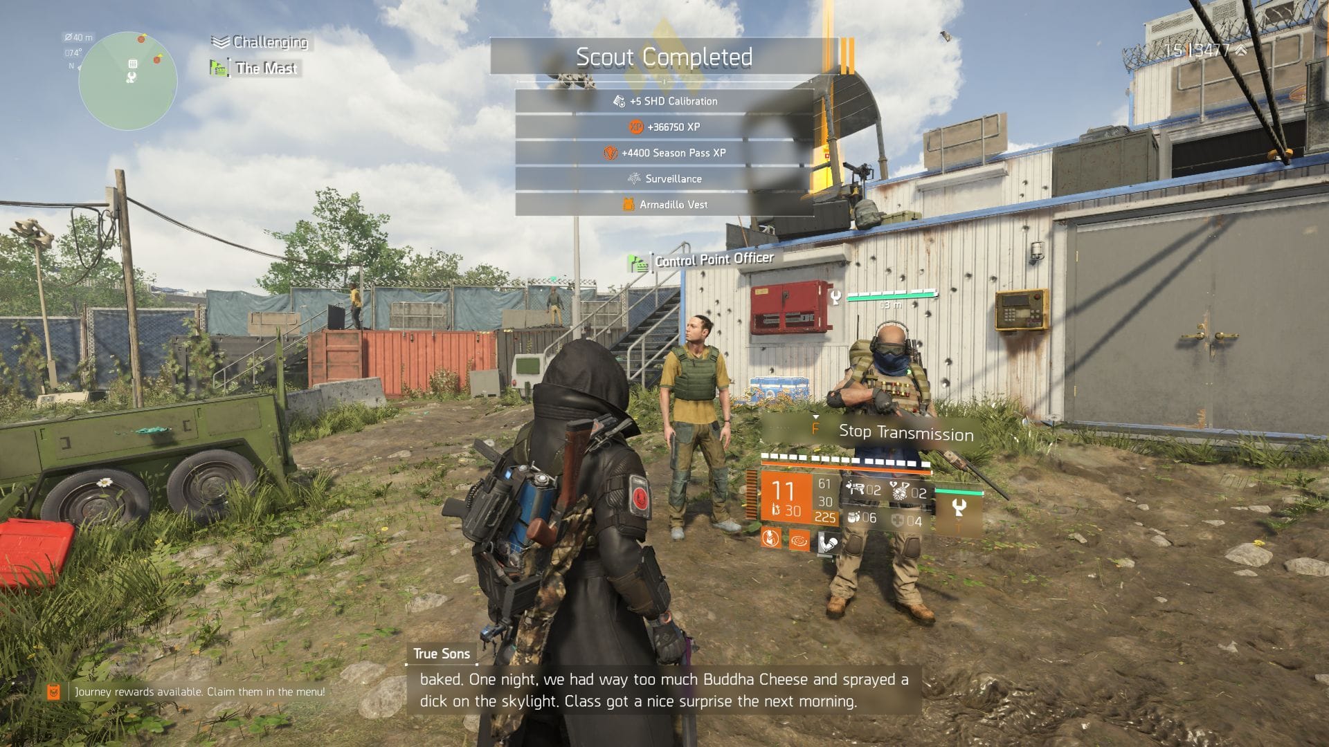 Resource Convoy in The Division 2 Y7S3 Mutiny Week 3 Manhunt (Image via SK Gaming || Ubisoft)