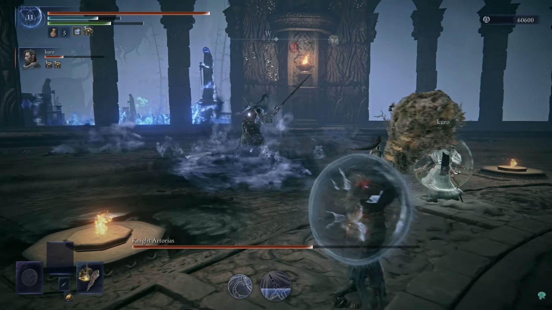 Move away from the blast radius (Image via FromSoftware || YouTube/ExoGhost)