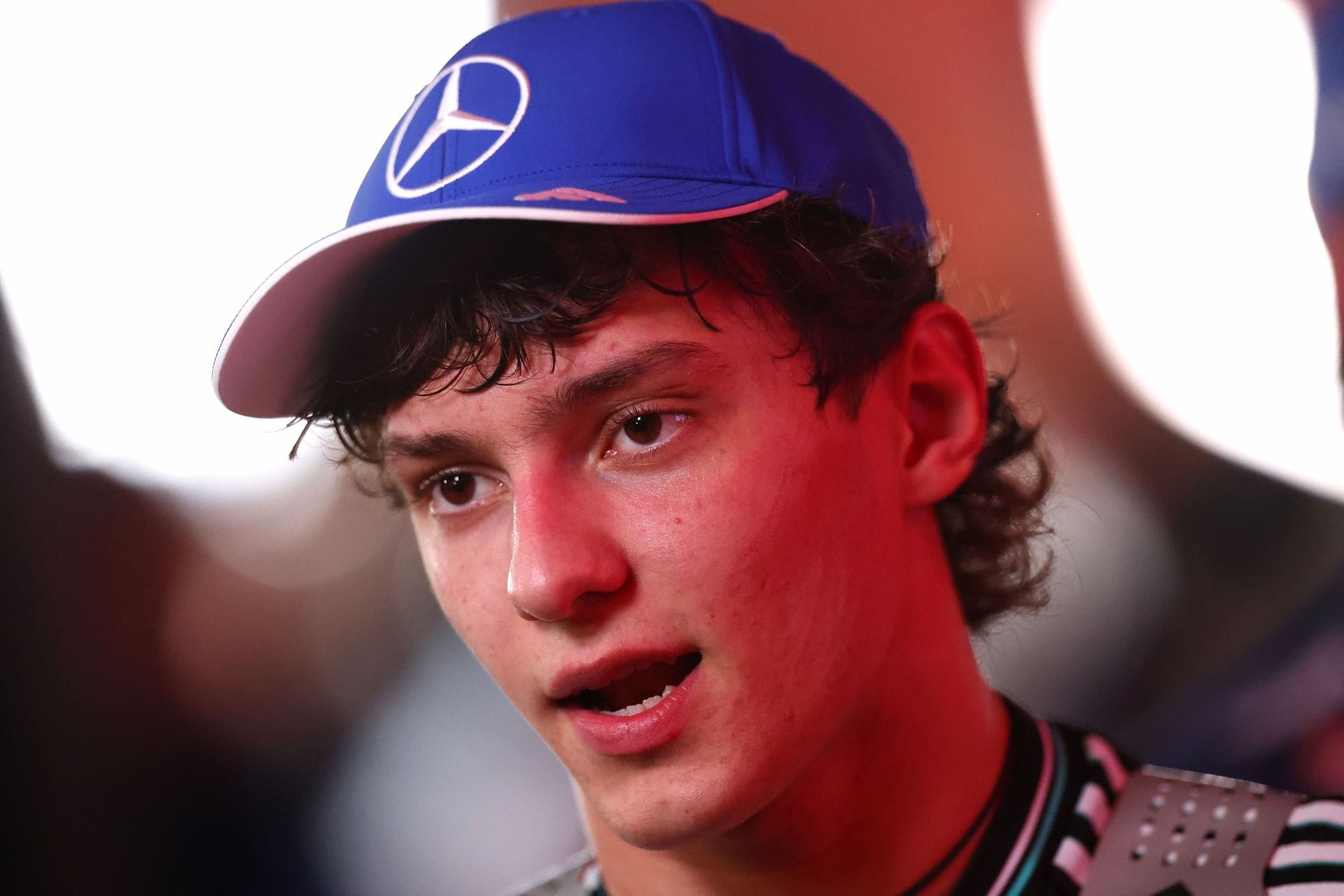 Kimi Antonelli at the F1 Qatar Grand Prix - Source: Getty