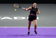 Ostapenko at the WTA Finals 2025 (Image Source: Getty)