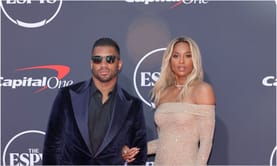 Russell Wilson’s wife Ciara drops smooth twerking transition showing off dance moves in thigh-slit shimmering black outfit