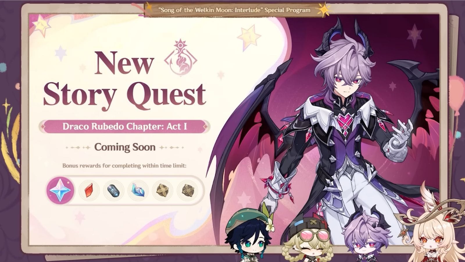 Bạn có thể nhận được những phần thưởng này sau khi hoàn thành Nhiệm vụ Câu chuyện của Durin (Hình ảnh qua HoYoverse)