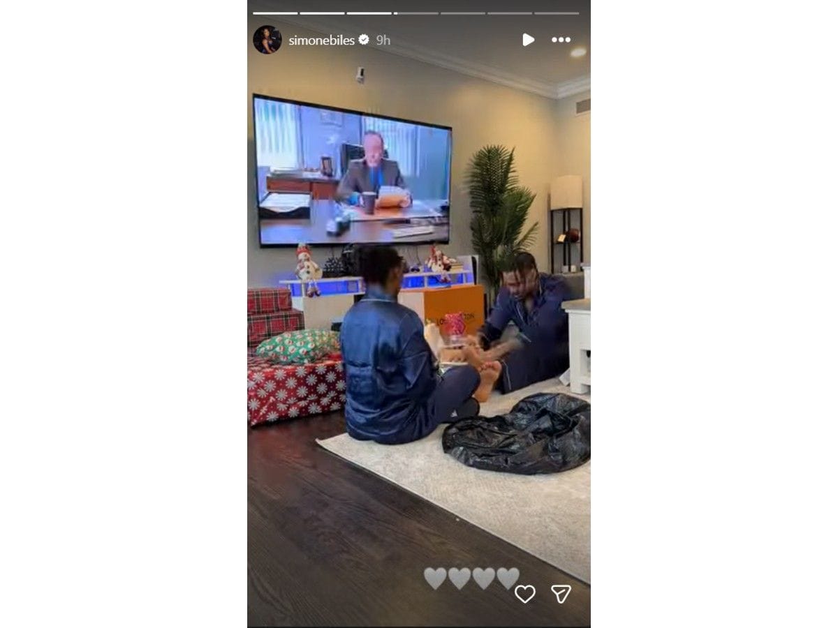 Biles' story - via @simonebiles on Instagram