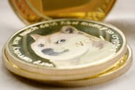 A representative image of the popular DOGE coin (Image via Unsplash/@cmapes)