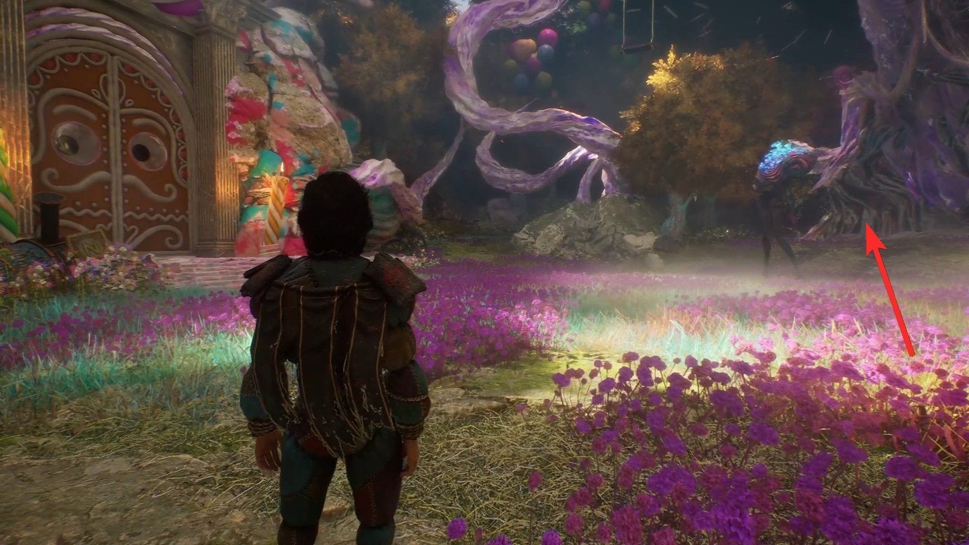 All Hopscotch tile locations in Clair Obscur Expedition 33 Verso's Drafts 6 Location of the hopscotch puzzle near the gingerbread door (Image via Kepler Interactive)