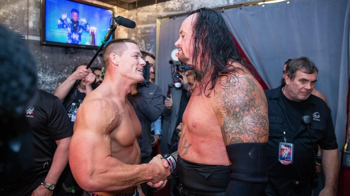 John Cena and The Undertaker! (Credits: WWE.Com)
