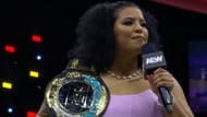 Willow Nightingale as TBS Champion (Source: @AEW on X)
