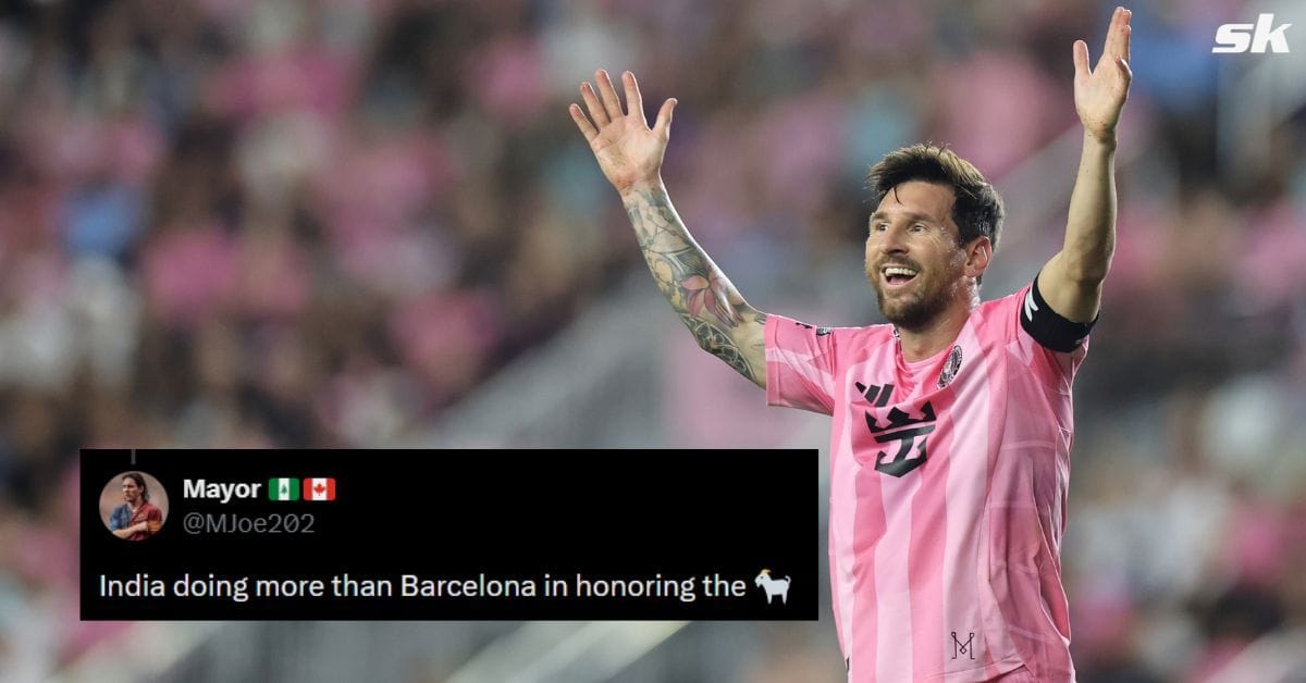 Fans react as Kolkata set to unveil massive Lionel Messi statue during his GOAT Tour