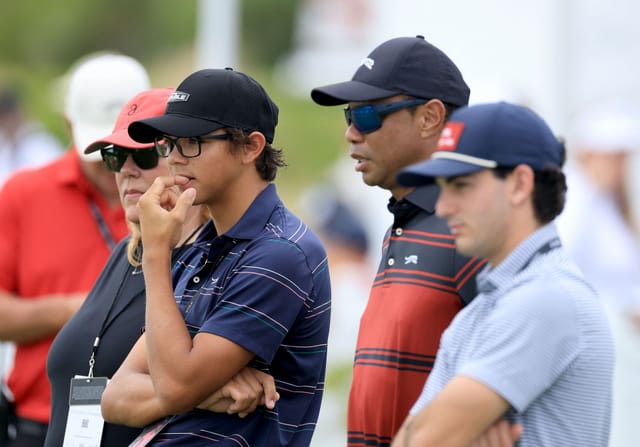 Tiger Woods and Charlie Woods at the Hero World Challenge 2025 (Image Source: Getty)