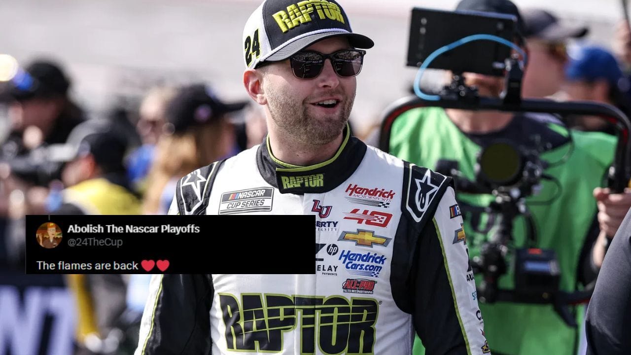 “The flames are back”: Fans rejoice as HMS reveals William Byron’s striking Raptor livery