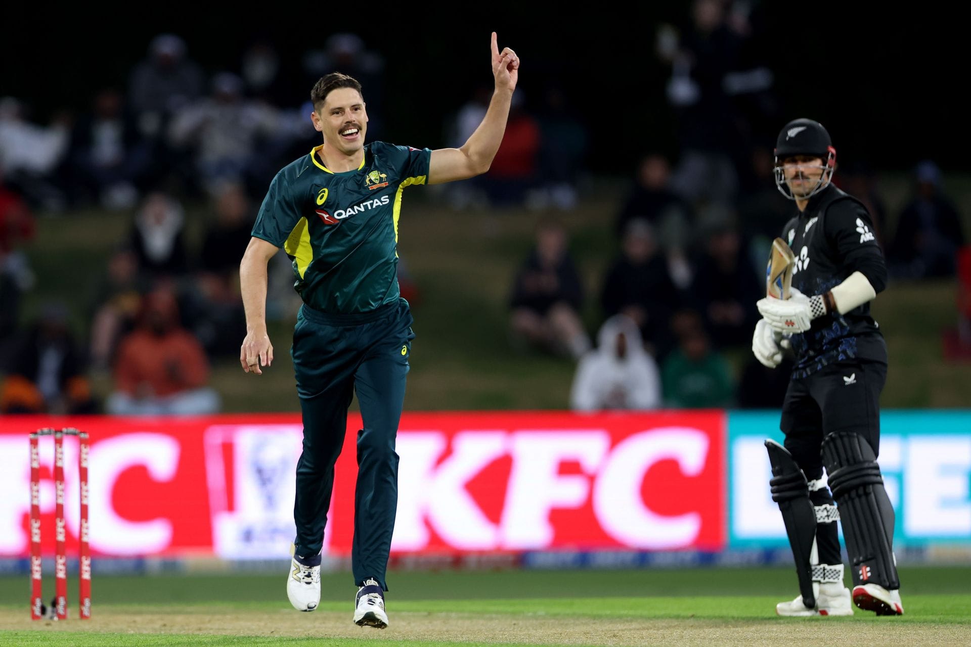 Ben Dwarshuis (on the left side). Source: Getty