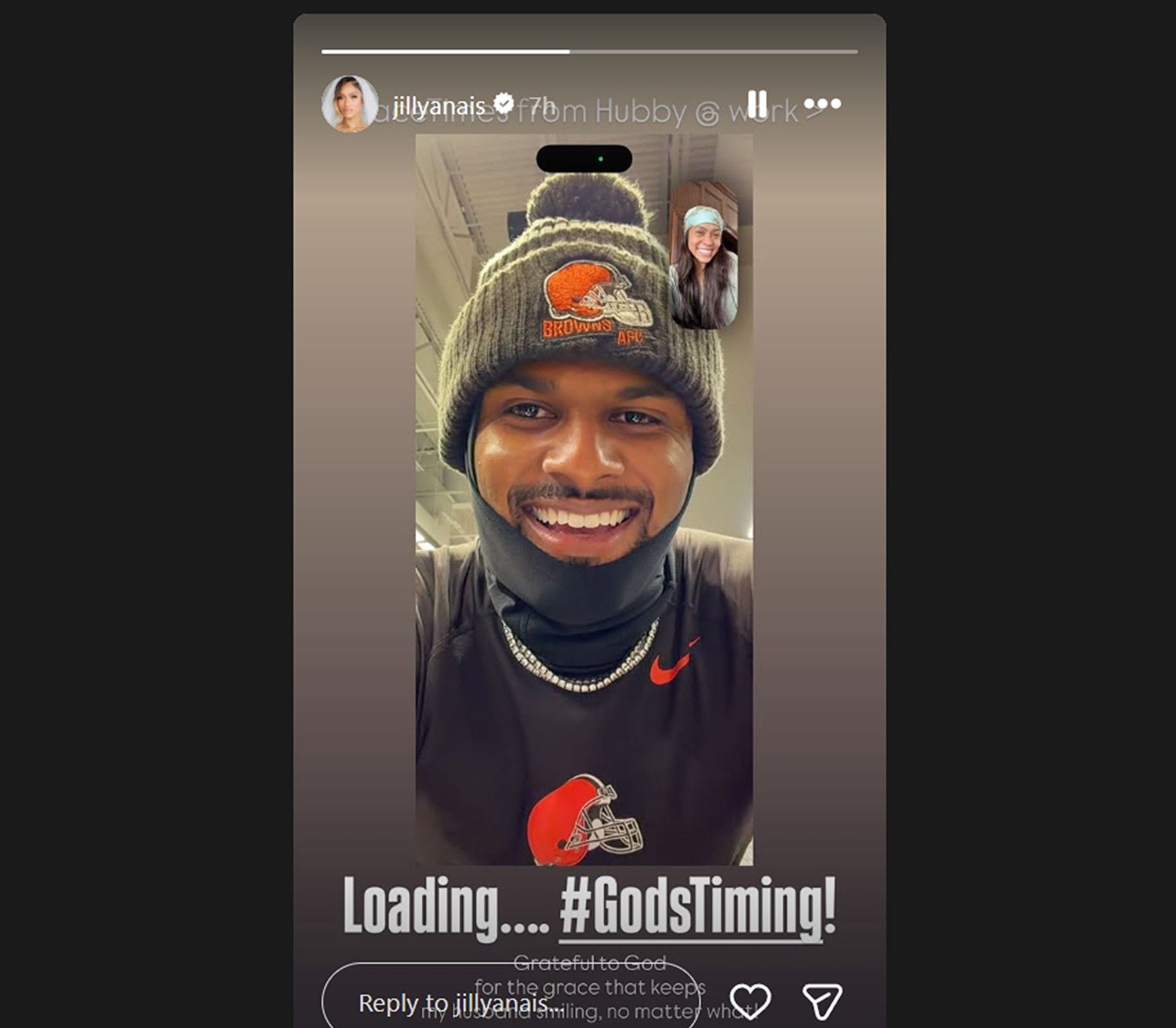 Deshaun Watson&#039;s wife Jilly shares heartfelt message for Browns QB&#039;s return to practice after season-ending Achilles injury/@jillyanais