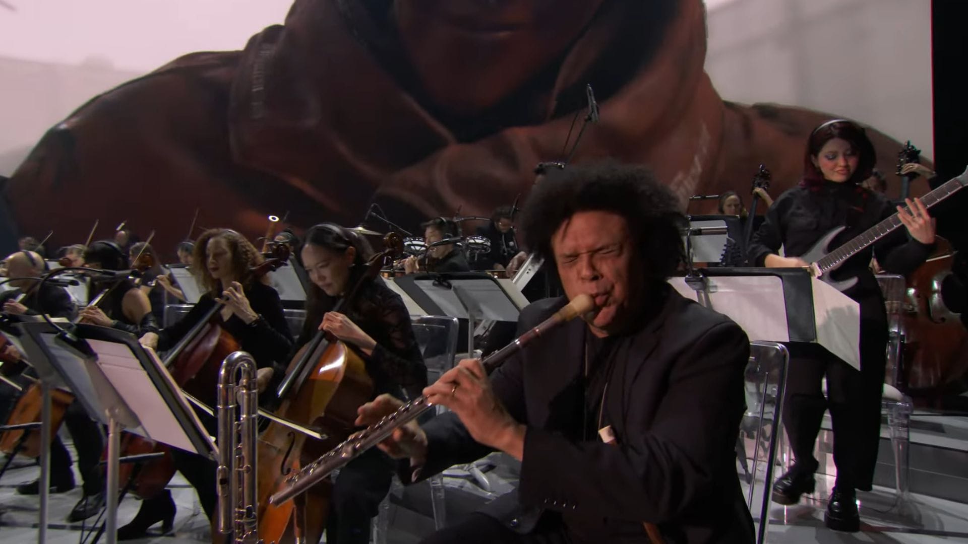 The Flute Guy brought some interesting intruments at TGA 2025 (Image via YouTube || @thegameawards)