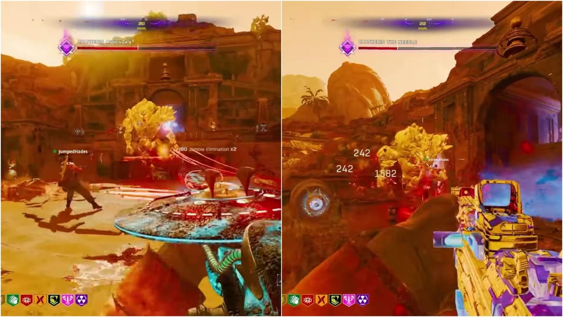 Third and fourth phases of Caltheris in Astra Malorum (Image via Activision || YouTube/@@MrRoflWaffles)