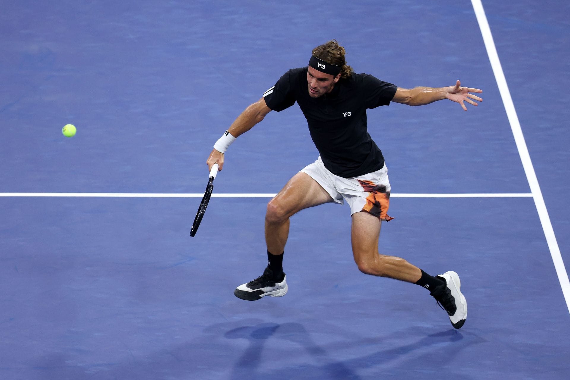 Stefanos Tsitsipas at the US Open 2025. (Photo: Getty)