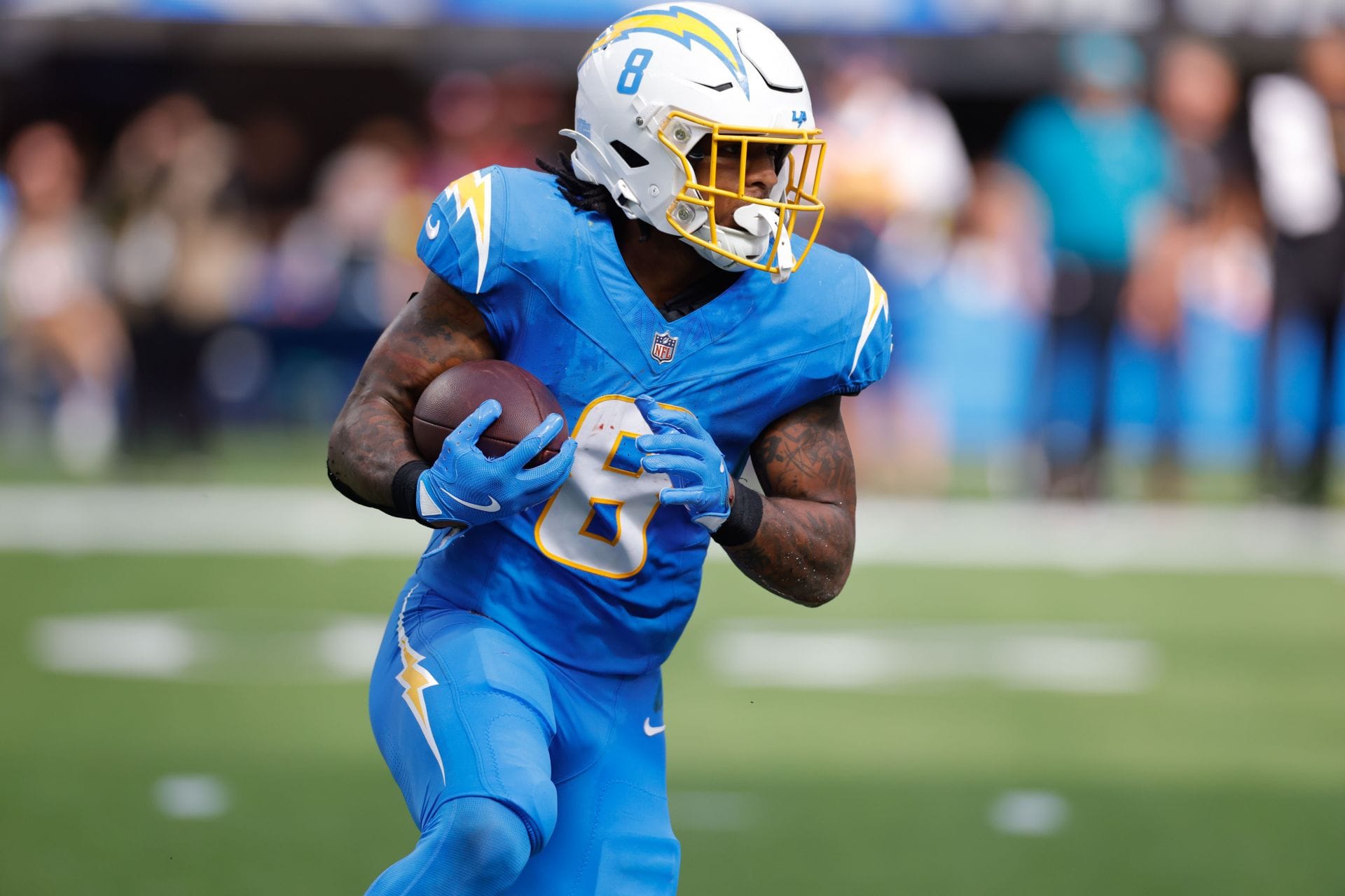 Omarion Hampton at Commanders at Chargers - Source: Getty