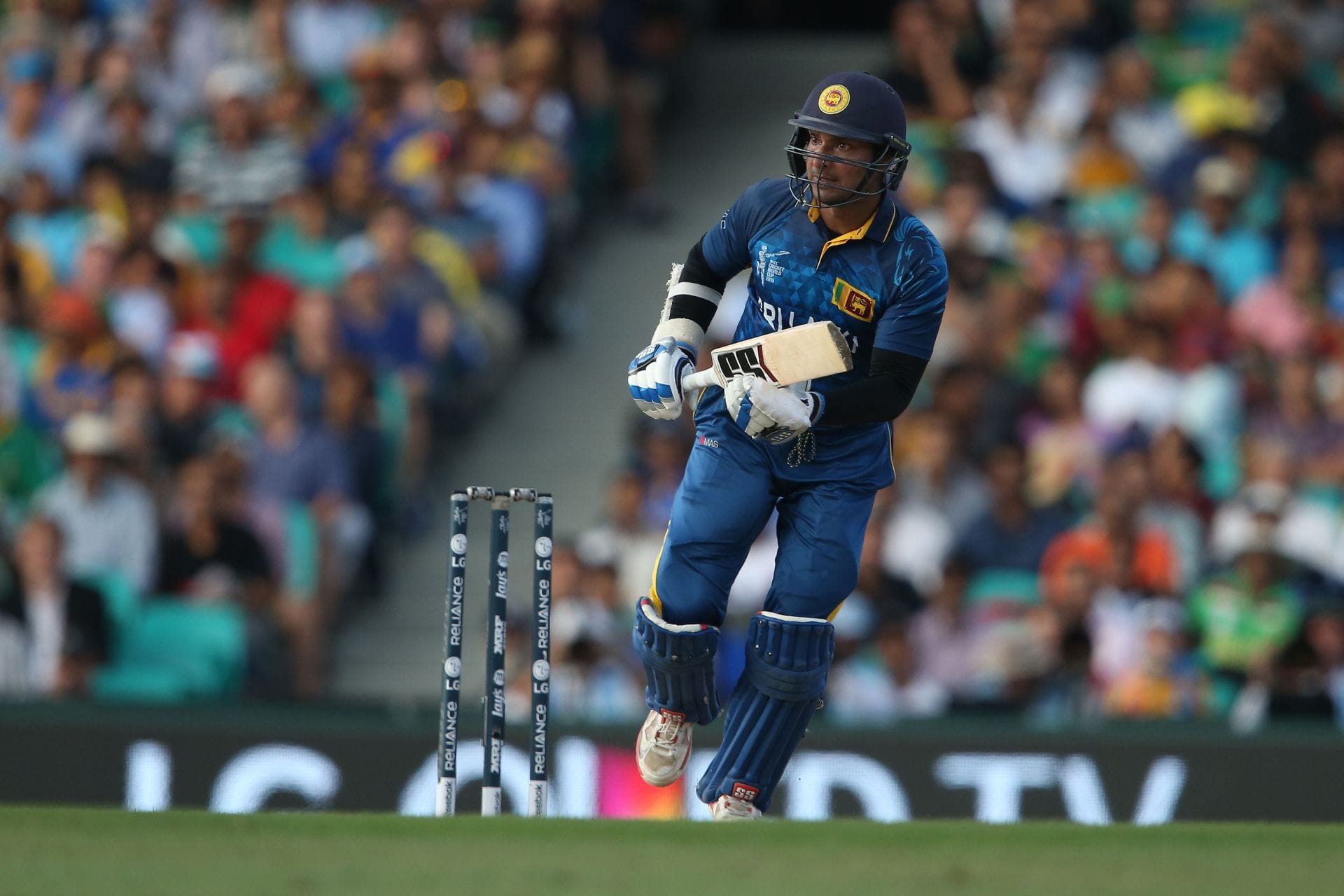 Kumar Sangakkara slammed 25 tons in his 15-year ODI career. Source: Getty
