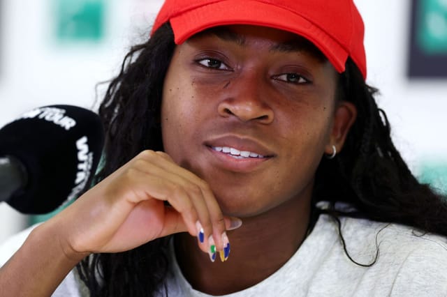 Gauff at the Internazionali BNL D'Italia 2025 - Day Two - Source: Getty