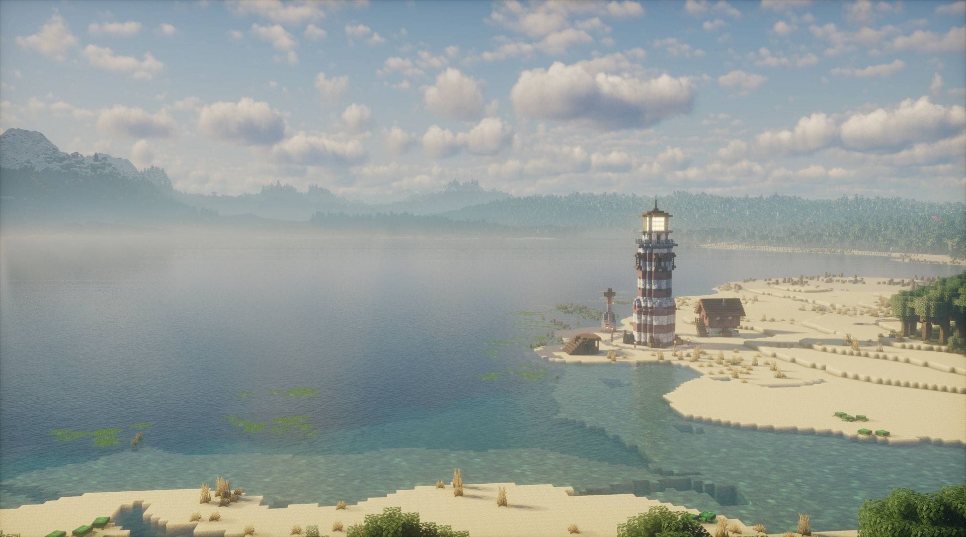 Distant Horizons completely changes the gameplay experience (Image via CurseForge)