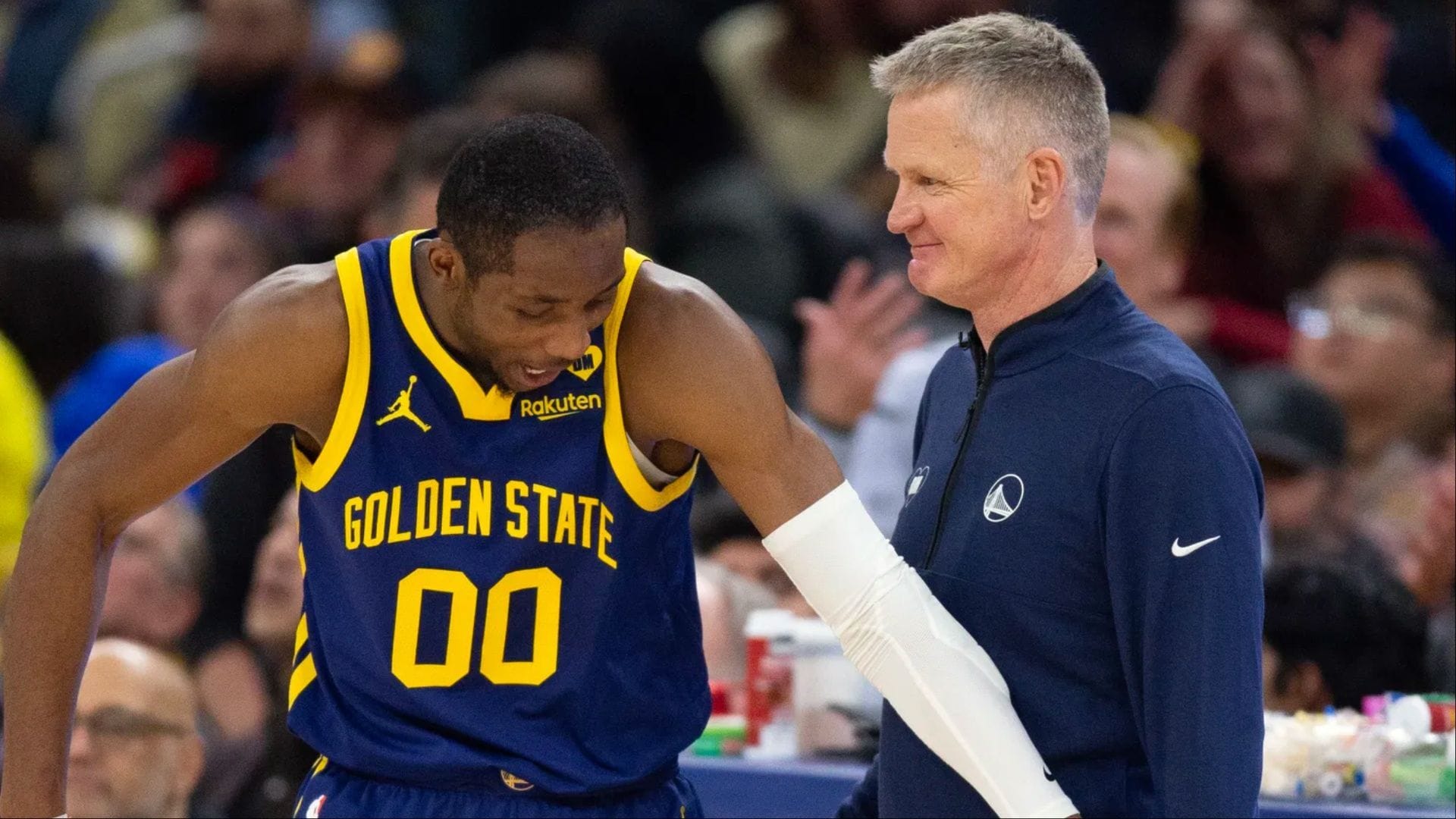 Steve Kerr Puts Jonathan Kuminga On Notice With Blunt Reality Check on Future Role Amid Trade Buzz. (Photo: IMAGN)