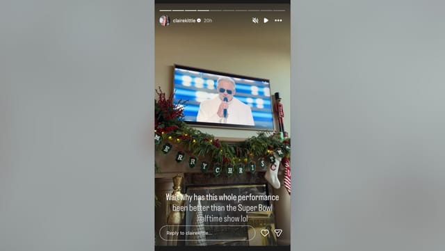 George Kittle&rsquo;s wife Claire makes bold claim about Snoop Dogg&rsquo;s Christmas halftime show (Image Credit: Claire/IG)